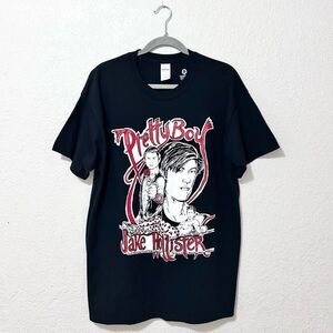 Pretty Boy Jake Hollister short sleeve shirt black size large